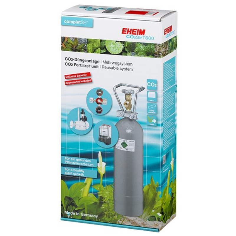 Eheim co2 set 600 navulbaar systeem 2000gr