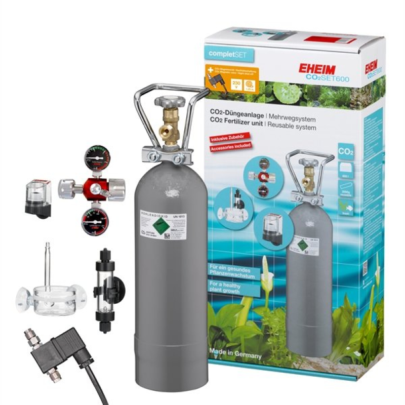 Eheim co2 set 600 incl. fles & magneetventiel
