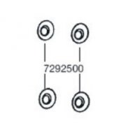 Eheim zuignap voor 2006,6060010/6060200 4st. blister