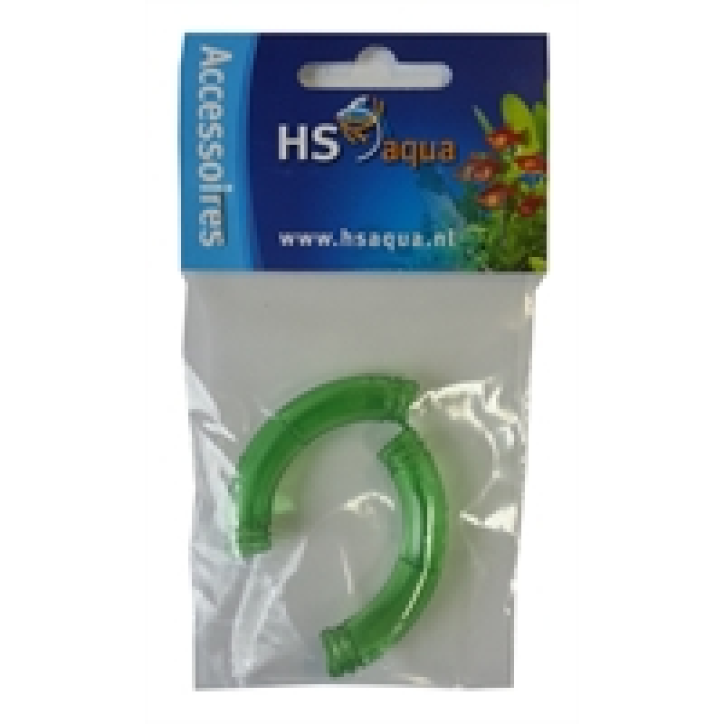 HS Aqua bocht plastic groen 9-12mm 2 st.