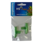 HS Aqua t-stuk plastic groen 9-12mm 2 st.