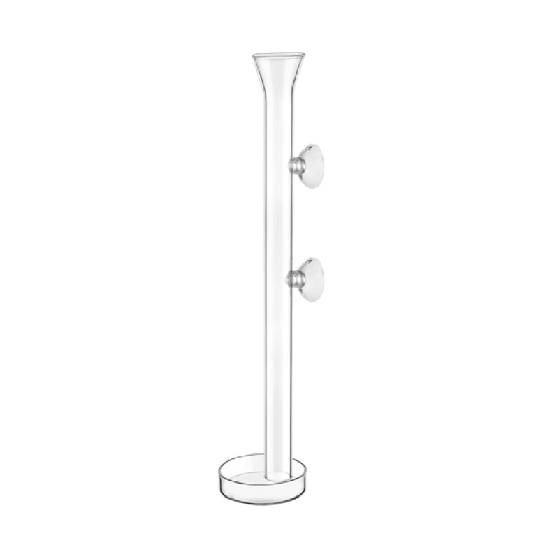 HS Aqua glazen voederplaat + voederbuis 25cm