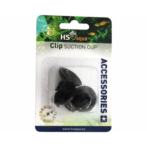 Hs Aqua clip sucker 4-6mm 3 pcs. black