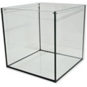 Full glass cube aquarium 60x60x60cm