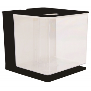 Plastic betta tank zwart