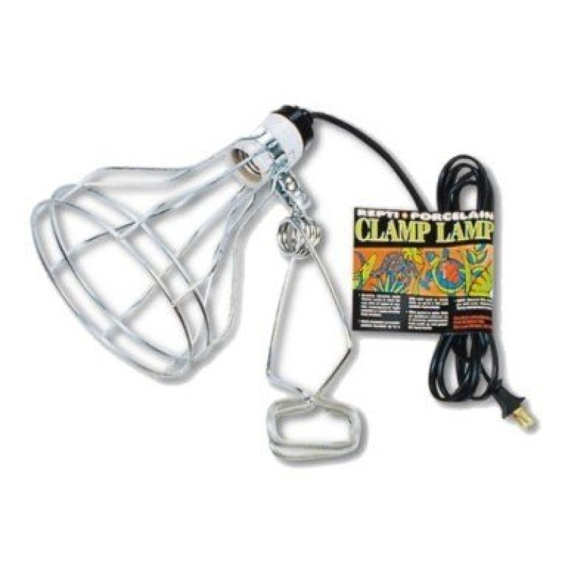 Zoomed Repti Porcelain Clamp Lamp 240V