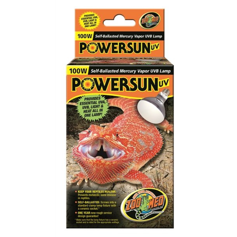 Zoomed Powersun Uv-100W