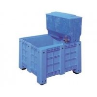 Koudwater visbak blauw 600L + opzetfilter blauw 220L